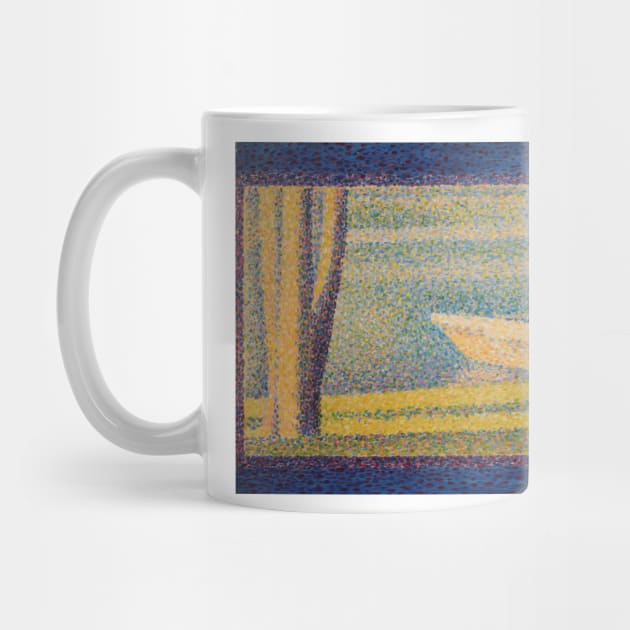 Moored Boats and Trees by Georges-Pierre Seurat by Classic Art Stall